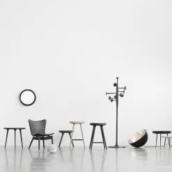 Mater High Stool, 69 Cm, Black Stained Beech -Stools Store 59Mater iso HV