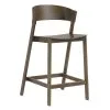 Muuto Cover Counter Stool, 65 Cm, Stained Dark Brown -Stools Store 601Muuto AK