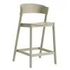 Muuto Cover Counter Chair, 65 Cm, Dark Beige 1 Muuto Cover Counter Chair, 65 Cm, Dark Beige -Stools Store 628Muuto AK
