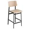 Muuto Loft Bar Stool 65 Cm, Black - Oak -Stools Store 775 18 MuutoTH iso