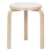 Artek Aalto Stool 60, White Laminate -Stools Store 7 Artek91 20 TH