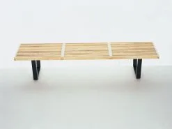 Vitra Nelson Bench, Long, Ash -Stools Store 84012 Nelson Bench master