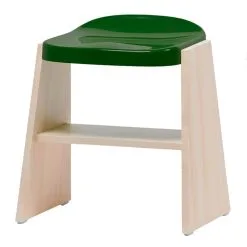 Mattiazzi MC19 Fronda Stool, Low, Pine - Green