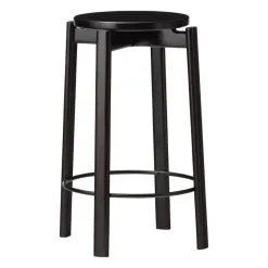 MENU Passage Counter Stool, 65 Cm, Dark Lacquered Oak -Stools Store 9120959 Passage Counter Stool Dark Lacquered Oak Angle