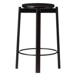 Stools Store -Stools Store 9120959 Passage Counter Stool Dark Lacquered Oak Side