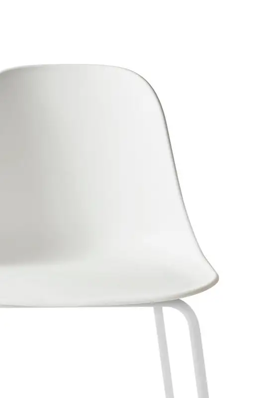 MENU Harbour Bar Side Chair 75 Cm, White - Light Grey Steel 4 MENU Harbour Bar Side Chair 75 Cm, White - Light Grey Steel - Image 2