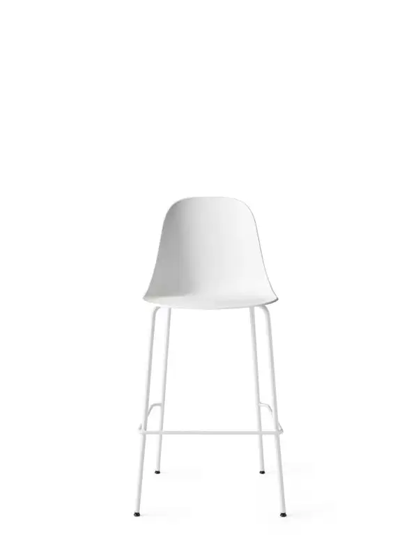 MENU Harbour Bar Side Chair 75 Cm, White - Light Grey Steel 5 MENU Harbour Bar Side Chair 75 Cm, White - Light Grey Steel - Image 3