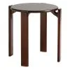 HAY Rey Stool, Umber Brown -Stools Store 9454011509000 Rey Stool umber wb lacquer beech