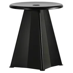 Vitra Tabouret Métallique Stool, Deep Black
