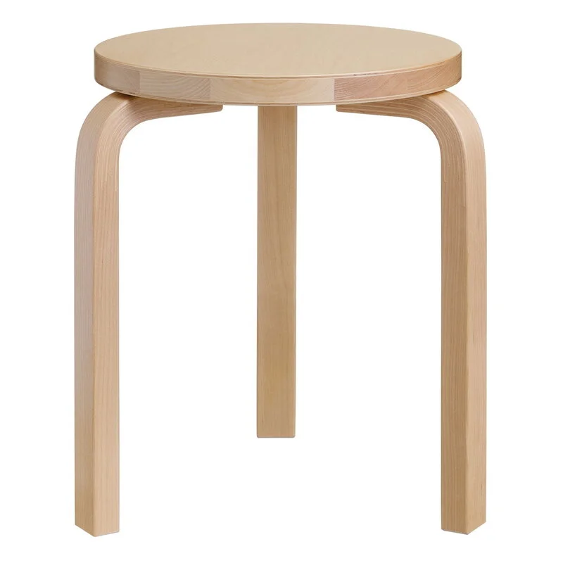 Artek Aalto Stool 60, Birch 3 Artek Aalto Stool 60, Birch