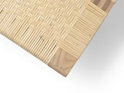 Carl Hansen & Søn BM0488 Table Bench, Long, Oiled Oak -Stools Store BM0488 oak oil cane detail