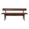 Carl Hansen & Søn BM0699 Asserbo Bench W. Backrest, 170 Cm, Dark Oiled Eucalyptus -Stools Store BM0699 eucalyptus darkoil front