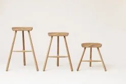 Form & Refine Shoemaker Chair No. 78 Bar Stool, White Oiled Oak -Stools Store F R Shoemaker Chair white oak all