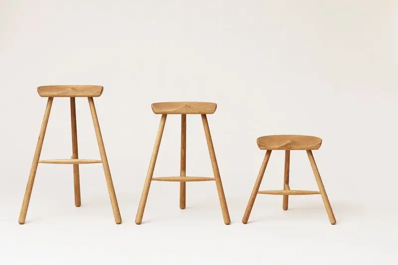 Form & Refine Shoemaker Chair No. 49 Stool, Oak 4 Form & Refine Shoemaker Chair No. 49 Stool, Oak - Image 2