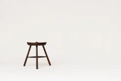 Form & Refine Shoemaker Chair No. 49 Stool, Smoked Oak -Stools Store F R Shoemakerchair 49 smoked oak back