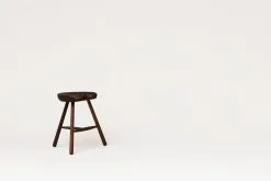 Form & Refine Shoemaker Chair No. 49 Stool, Smoked Oak -Stools Store F R Shoemakerchair 49 smoked oak perspective