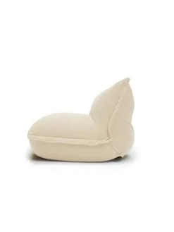Fatboy The BonBaron Sherpa Lounge Chair, Ecru -Stools Store FATBOY the BonBaron sherpa ecru packshot01 104941