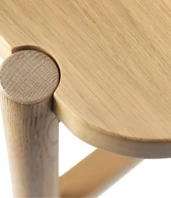 FDB Møbler J177 Havneholmen Bench, Lacquered Oak -Stools Store FDB Mobler J177 Bench Oak 1