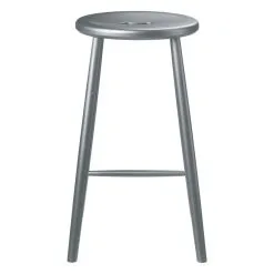 FDB Møbler J27C Counter Stool, 65 Cm, Grey Beech