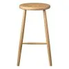 FDB Møbler J27C Counter Stool, 65 Cm, Lacquered Beech -Stools Store FDB Mobler J27C bar stool beech laq 1