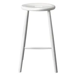 FDB Møbler J27C Counter Stool, 65 Cm, White Beech