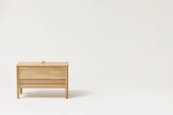 Form & Refine A Line Storage Bench, 68 Cm, Oak -Stools Store FR A Line Storage bench 68 oak front