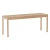 Form & Refine Lightweight Bench, White Oiled Oak -Stools Store FR Lightweight bench whiteoak Perspective