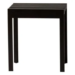 Form & Refine Lightweight Stool, Black Stained Oak -Stools Store FR Lightweight stool black Front