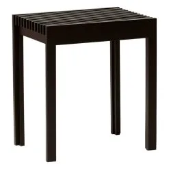 Form & Refine Lightweight Stool, Black Stained Oak