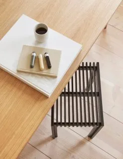 Form & Refine Lightweight Stool, Black Stained Oak -Stools Store FR Office Lighweight Stool