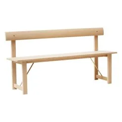 Form & Refine Position Bench 155, White Oiled Oak
