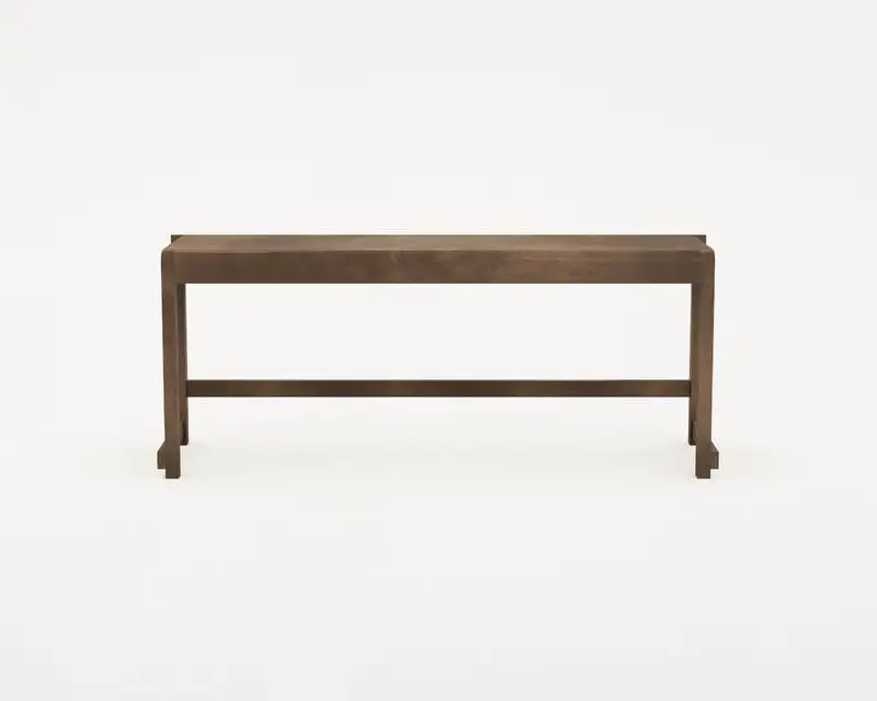 Frama Bench 01, Dark Wood 5 Frama Bench 01, Dark Wood - Image 3