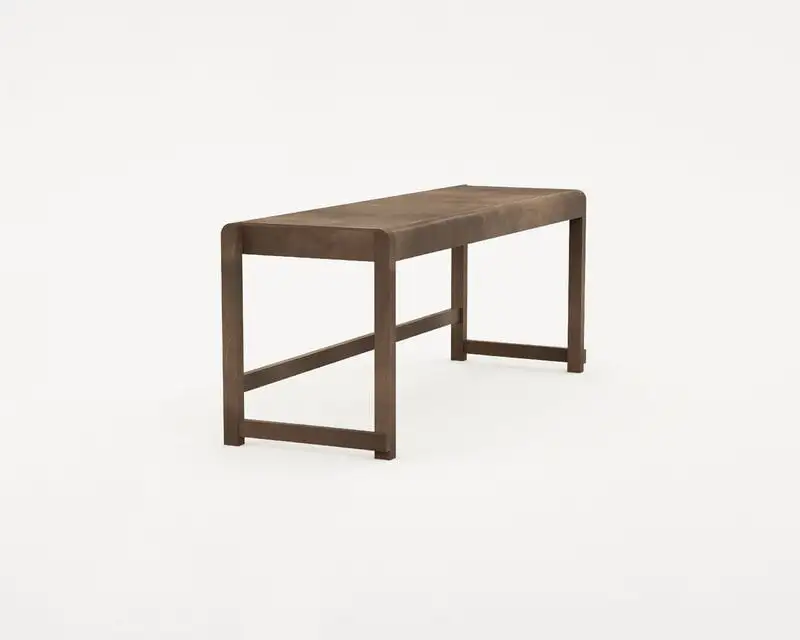 Frama Bench 01, Dark Wood 4 Frama Bench 01, Dark Wood - Image 2