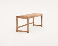 Frama Bench 01, Warm Brown Wood -Stools Store Frama Bench 01 Warm Brown Packshot 3