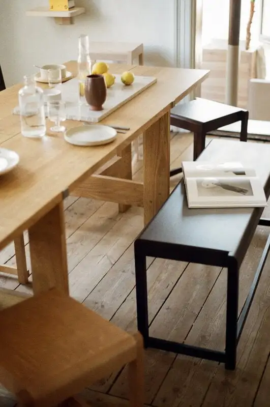 Frama Bench 01, Dark Wood 6 Frama Bench 01, Dark Wood - Image 4