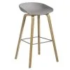 HAY About A Stool AAS32, 75 Cm, Soaped Oak - Grey 1 HAY About A Stool AAS32, 75 Cm, Soaped Oak - Grey -Stools Store HAY AAS32 75 saippua tammi harmaa