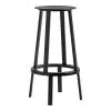 HAY Revolver Bar Stool, 76 Cm, Black -Stools Store HAY WHREV 75 BK 4000131009000 Revolver Bar Stool H76 High black kb