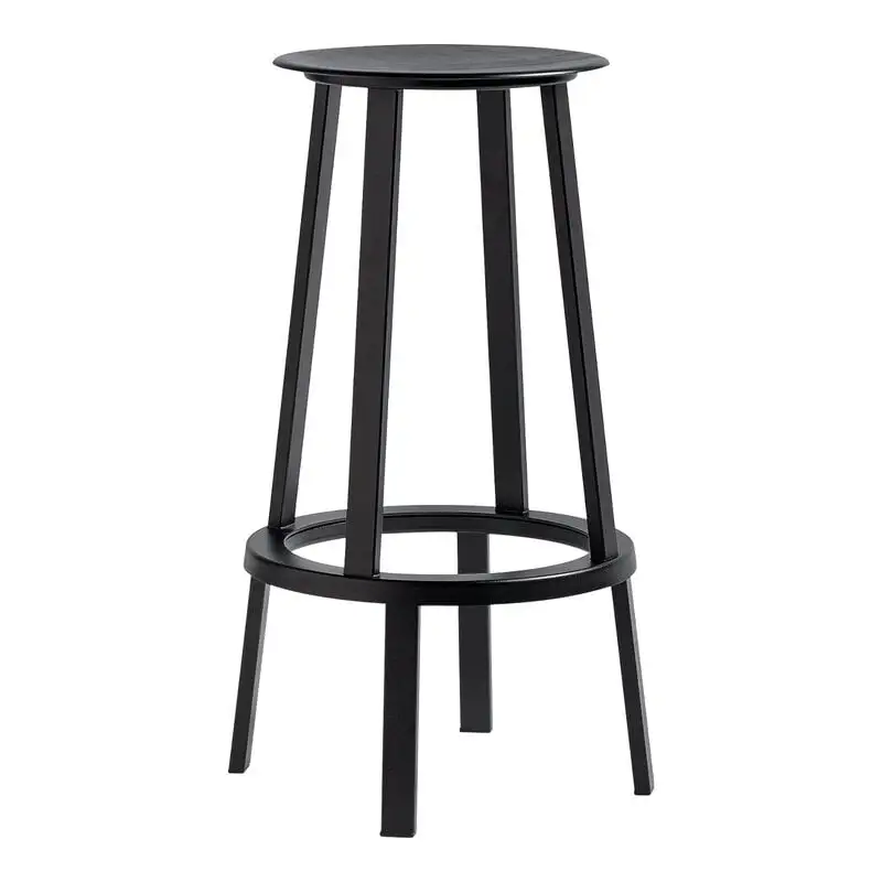 HAY Revolver Bar Stool, 76 Cm, Black 3 HAY Revolver Bar Stool, 76 Cm, Black