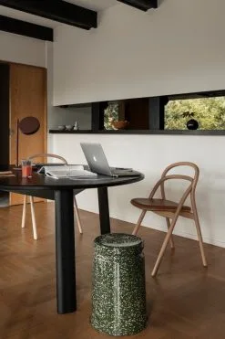 Hem Last Stool, Green - Pink Splatter -Stools Store HEM NACKA 0935