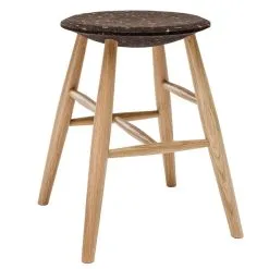 Stools Store 22 Hem Drifted Stool, Dark Cork - Oak