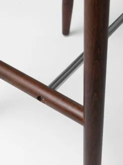 Massproductions Icha Bar Stool, 65 Cm, Walnut Stained Beech -Stools Store IC DIH 02