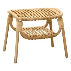 Sika-Design Machiya Stool, Natural Rattan