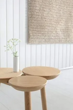 Nikari July Stool/table, Oak -Stools Store July oak in space 5