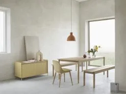 Muuto Linear Wood Bench 170 X 34 Cm, Oak -Stools Store Linear wood series oak fiber side chair oak canvas 414 enfold sideboard low oak sand unfold 2 Muuto org