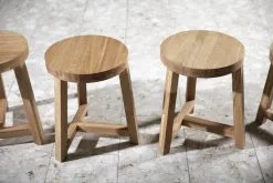 Made By Choice Lonna Stool, Oak -Stools Store Lonna stools ambient