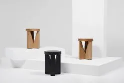 Mattiazzi MC20 Cugino Stool, Black -Stools Store Mattiazzi March 2019 1346b