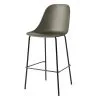 MENU Harbour Bar Side Chair 75 Cm, Olive - Black Steel -Stools Store Menu 9280100 0004ZZZZ Harbour Side Bar Chair Olive Black Angle