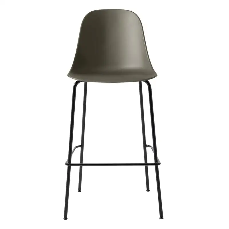 MENU Harbour Bar Side Chair 75 Cm, Olive - Black Steel 5 MENU Harbour Bar Side Chair 75 Cm, Olive - Black Steel - Image 3