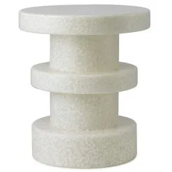 Normann Copenhagen Bit Stool, Stack, White