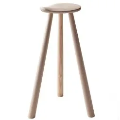 Nikari Classic RMJ Stool, 72 Cm, Birch - Ash